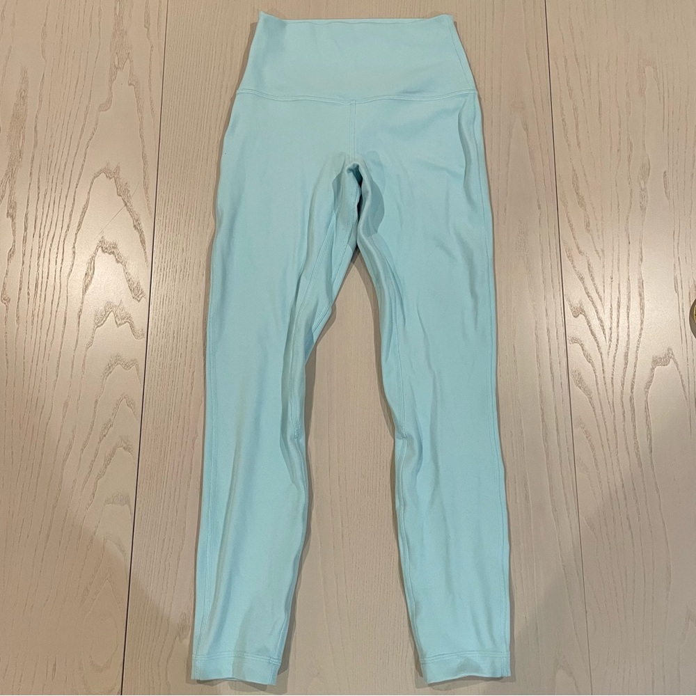 Lululemon Align High-Rise Pant 25" W5CTCS Icing Blue - Size 4 - Picture 2 of 7